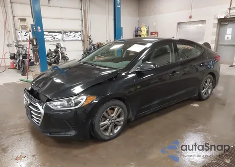 2018 Hyundai Elantra Sel из США, поврежденный, VIN 5NPD84LFXJH383094